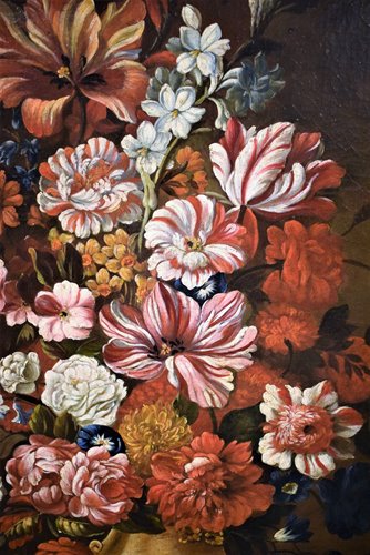 Natura morta di fiori scuola francese del '600 